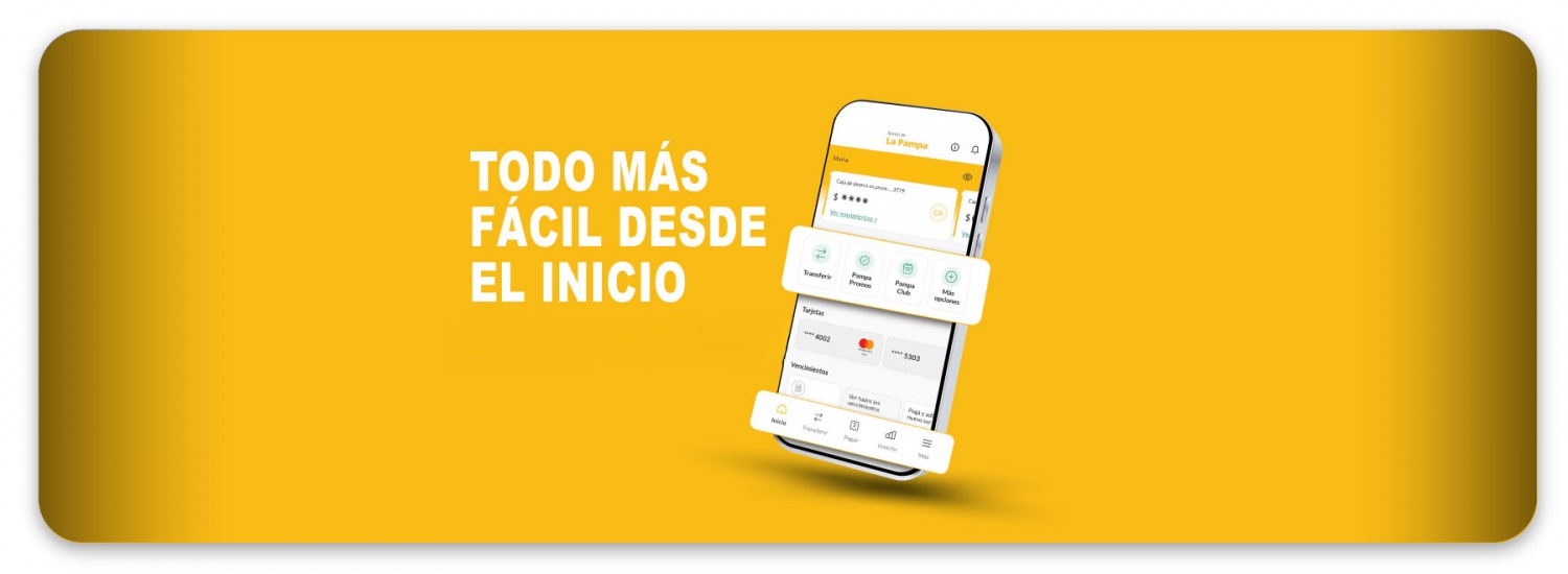 Home Banking y Pampa Móvil